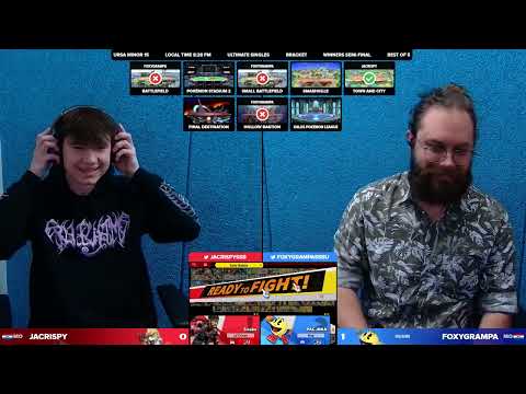 U.MINOR 15 - Jacrispy (Fox) Vs. FoxyGrampa (Pac-Man) - Winners Semis - SSBU