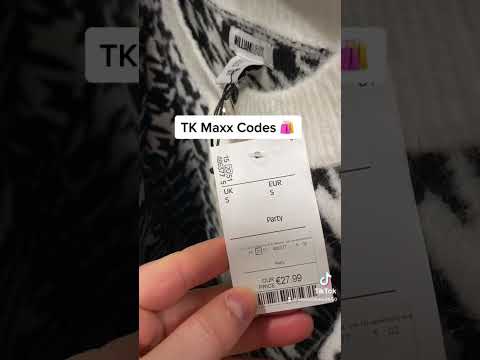 Códigos a serem observados ao fazer compras na TK Maxx