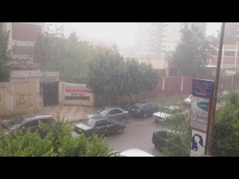 مصر العربية شاهد.. أمطار وسيول بالقاهرة والجيزة