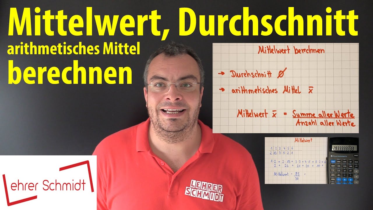 Mittelwert Video — Lehrerschmidt