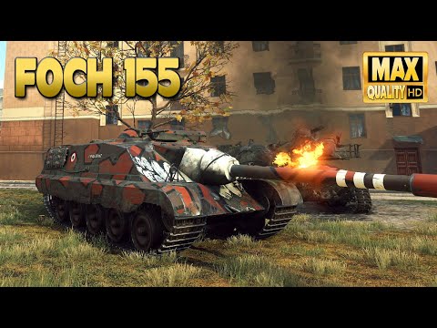 Foch 155 on map Minsk - World of Tanks