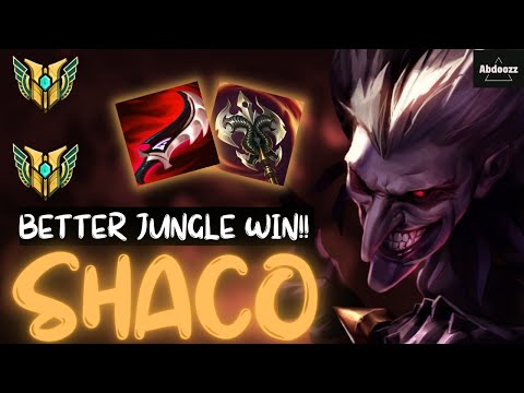 SHACO JUNGLE - اتفرج ع الابداع ف الجانجل - LEAGUE OF LEEGNDS - شاكو - LOL