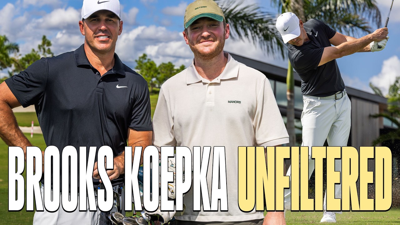 Brooks Koepka Doesn't Hold Back During This Practice Session - YouTube