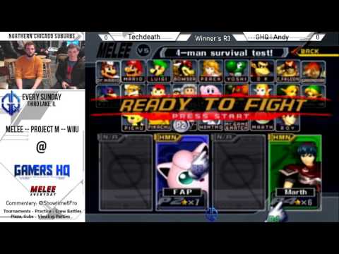 GHQ Weekly [1/3/16] - WR3: UIC | TechDeath (Marth) vs. GHQ | Andy (Fox, Puff)