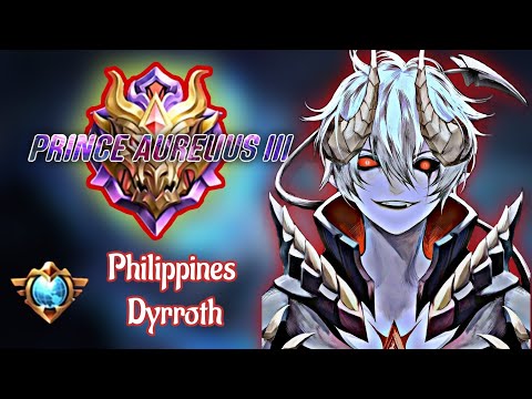 I reached TOP PHILIPPINES DYRROTH || End Season Last Game || #MLBB #PrinceAureliusIII #Dyrroth