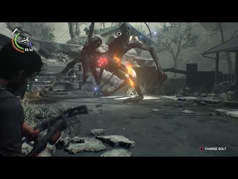 The Evil Within 2 - Chapter 15: Follow Myra: Electrical Powerline Monster Bossfight Gameplay PS4 Pro