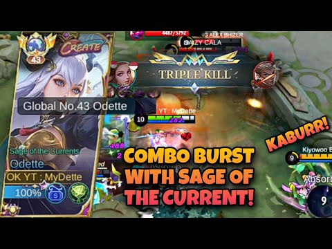 ODETTE GLOBAL MODE BANTAI MUSUH AUTO KABOR! I ODETTE TOP GLOBAL I ODETTE GAMEPLAY I ODETTE MLBB