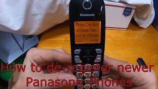 How To Deregister Panasonic KX-TGDA52 Handset! With Step By Step Instruction!