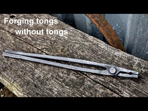 Forging your first blacksmith tongs