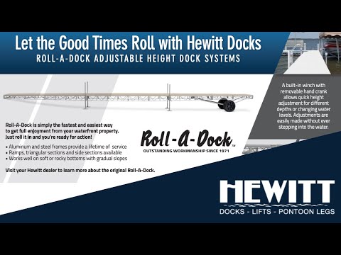 What's the Proper Way to Raise and Lower a Hewitt Roll-A-Dock?