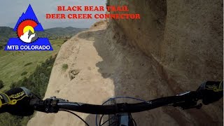 Mountain Biking the Black Bear Trail. A Deer Creek connector.