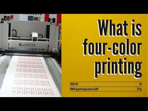 What is four color printing ?  printing method