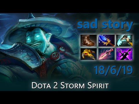 [Top 18 OpenDota Storm Spirit] "sad story" 18/6/19 | Dota 2 Storm Spirit highlights