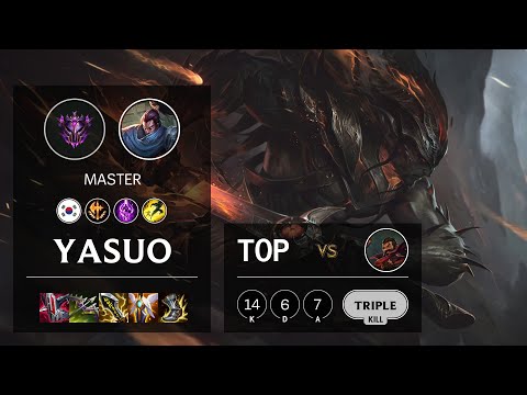 Yasuo Top vs Graves - KR Master Patch 11.16