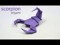 Origami Scorpion Tutorial - Paper Scorpion folding