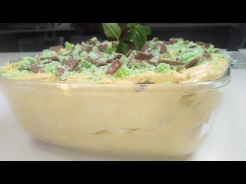 Delicious Fridge PEPPERMINT TART -Quick & Easy To Make!