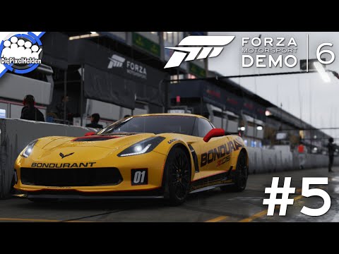 FORZA MOTORSPORT 6 DEMO #5 - Regenchaos mit der Z06 - Let's Play Forza Motorsport 6 Demo