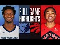 GRIZZLIES at RAPTORS | FULL GAME HIGHLIGHTS | January 22, 2024