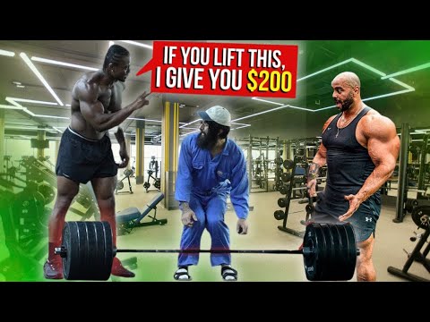 Anatoly GYM PRANK - Can The Fake Janitor WIN The $200 Challenge? 😱
