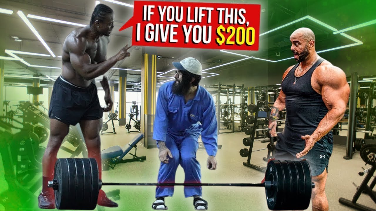 Anatoly GYM PRANK - Can The Fake Janitor WIN The $200 Challenge? 😱
