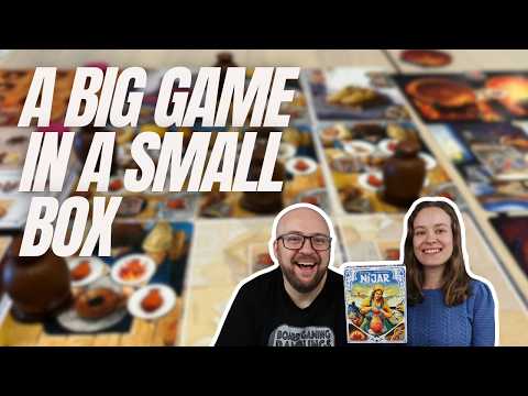 A big game in a small box! - Nijar Board Game Review