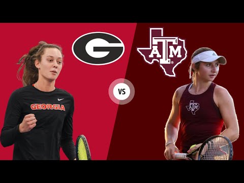 SHE'S THE BEST PLAYER IN COLLEGE TENNIS!!! - Dasha Vidmanova (Georgia) vs Mary Stoiana (Texas A&M)