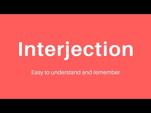 Interjection || React spontaneously in English || Part of Speech || Basic English Grammar