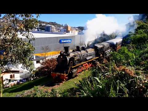 Maria fumaça Garibaldi e Carlos Barbosa/RS 🇧🇷 | 🚂🚃🚃🚃🚃 | #railway  #history  #travel #train #trem 