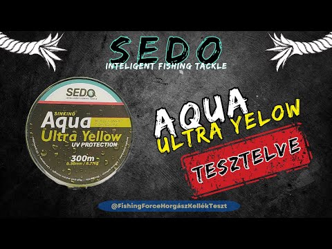Sedo Aqua Ultra Yelow 0,30mm 8,77kg teszt #horgászat #monofil #sedo
