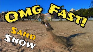 Cheap RC SNOW tires - RC car SAND tires - WLTOYS 124016 version 2!