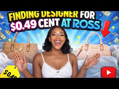 FINDING DESIGNER AT ROSS $0.49 CENT SALE 😱🥰