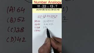 Number Analogy Reasoning Short Tricks | #reasoning short tricks #rrbntpc#rrb #ssccgl #sscgd #sscchsl