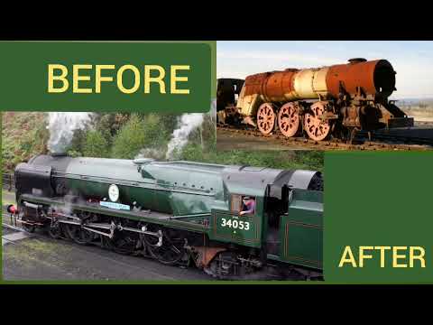 WE DO THIS !!! Before and After, SCRAP to SHINE, Southern Locomotives ltd Steam Train Restoration