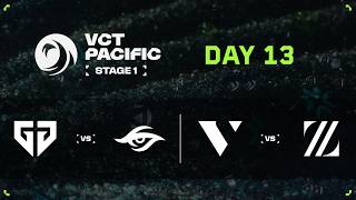 GEN vs TS / VL vs ZETA - VCT Pacific - Stage 1 - Group Stage - Day 13