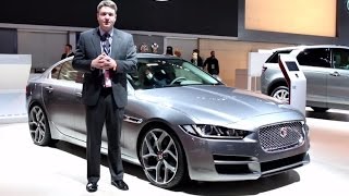 2016 Jaguar XE at the 2015 NAIAS Detroit Auto Show