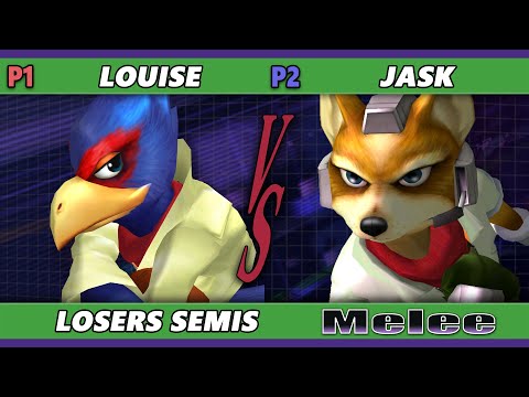S@X 472 Losers Semis - Louise (Falco) Vs. Jask (Fox) Smash Melee - SSBM
