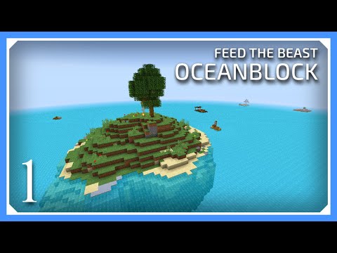 FTB OceanBlock Modpack | Starting FTB OceanBlock! | E01 | 1.16.5 Skyblock Modpack