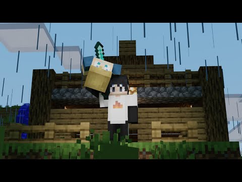 SoulSniper - How to throw swords in Minecraft animation blender