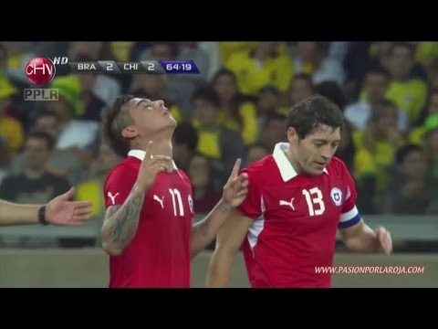 Brasil 2 - 2 Chile - Amistoso 2013 #seleccionchilena #brasil