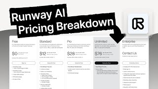 Runway AI Pricing Breakdown: What 90% Of Users Miss