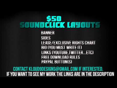 VIP Soundclick Design Service $50 (Please Read Description)