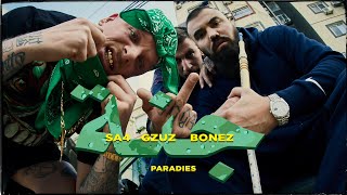 Kadr z teledysku Paradies tekst piosenki Sa4, Gzuz & Bonez MC