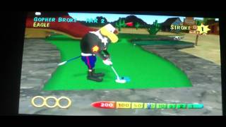 Mini Golf Maniacs Gopher Broke hole in one
