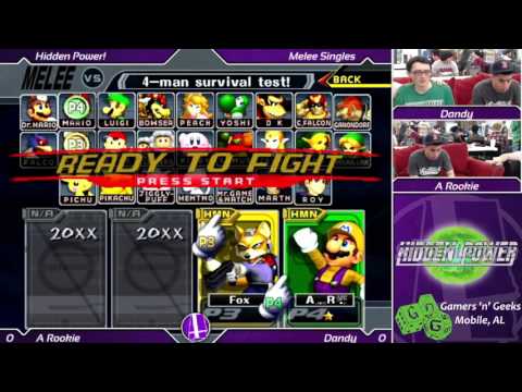 Hidden Power (Dec. 2015) - Dandy (Fox) vs. A Rookie (Mario) - Melee