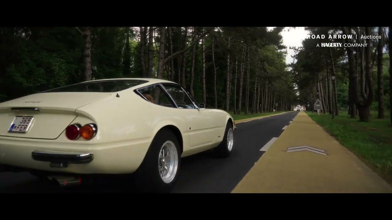 Rare Ivory 1970 Ferrari Daytona to Star at Zoute Concours Auction