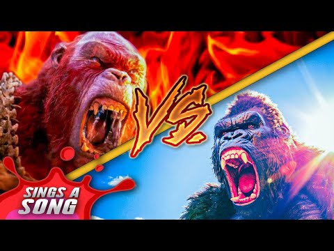 King Kong Vs Skar King Rap Battle (Godzilla x Kong: The New Empire Monsterverse Parody)