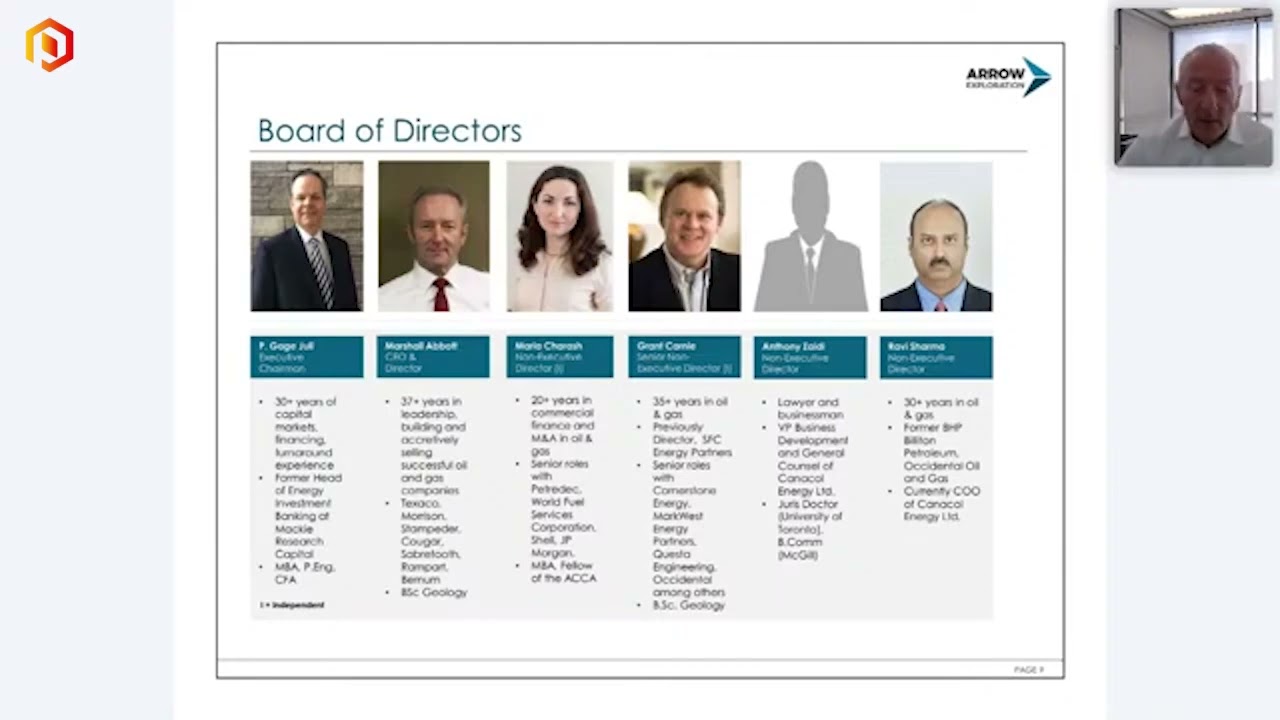 Arrow Exploration Corp at the Proactive One2One Forum 22nd Feb 2022
