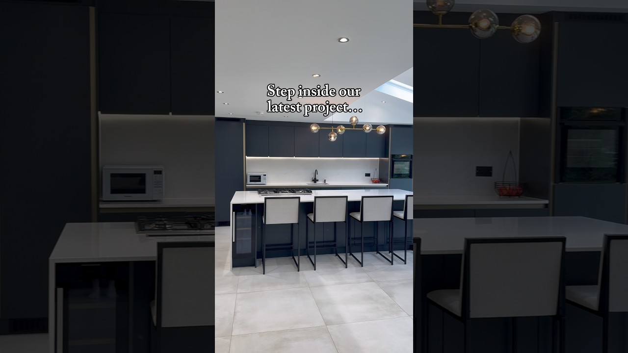 Luxury Modern Kitchen Tour | Sleek Design with Large Island