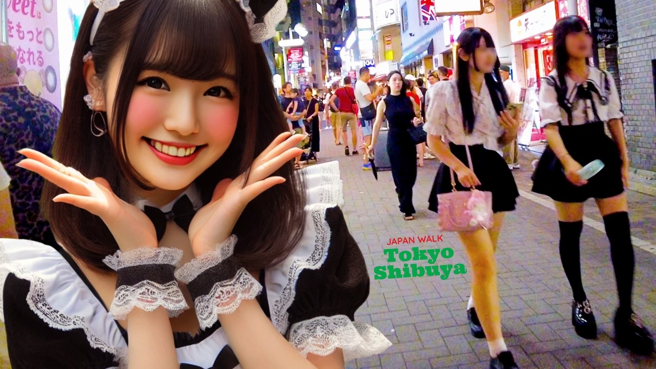 Tokyo Shibuya 🐶 Gothic Town 💖 4K Nonstop 1 Hour