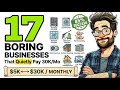 17 Boring Income Paths That Pay $5K–$30K Per Month